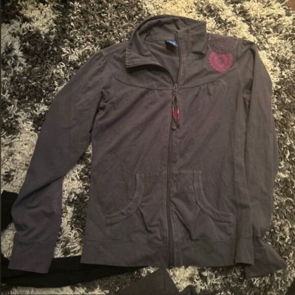 Reebok Women's Athletic Full Zip Up Jacket size medium - Picture 1 of 4